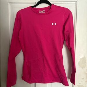 Under Armour Fitted Pink ColdGear Top